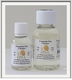 Zest-it Fountain Pen Cleaner 50ml and 125ml bottles